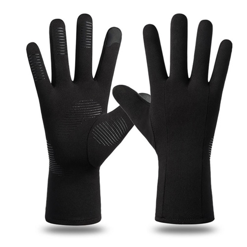 

Glove M Size Windproof/ Water Resistance Design Winter Warm Plush Lining N-on-slip Touching Screen For Running Sport Bike Riding