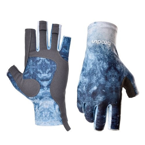 

Fishing Gloves Anti-skid Sun Protection Half Finger Gloves Super Elastic Sports Gloves for Outdoor Cycling Hiking Driving