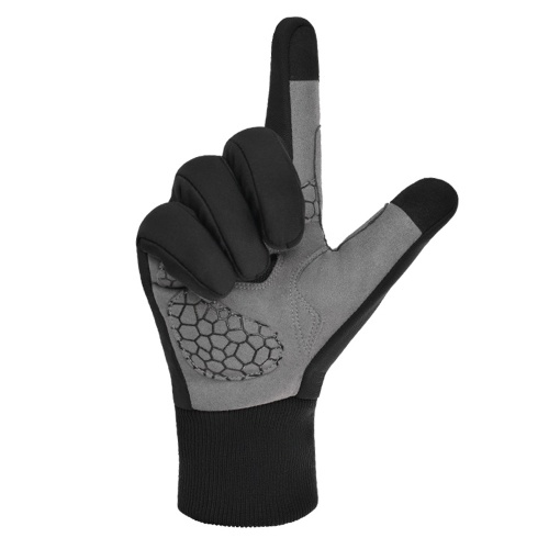 Guantes de invierno para bicicleta de montaña Pantalla táctil Ciclismo Guantes transpirables Guantes de bicicleta de montaña antideslizantes Resistentes al desgaste Mujeres y hombres Guantes de bicicleta de carretera que absorben los golpes