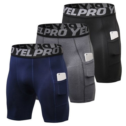 

Doorslay 3 Pack Men Sports Shorts Active Workout Underwear with Pocket