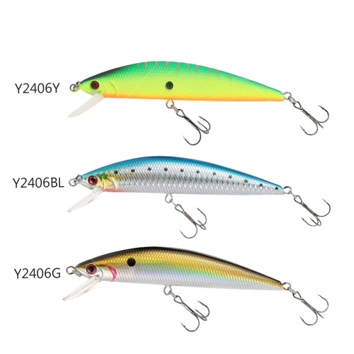 

13cm 35g Sinking Minow Fishing Lure Hard Bait with Treble Hooks