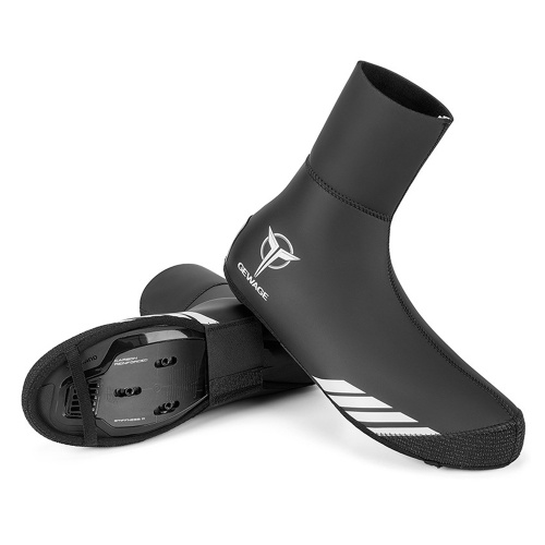 

Waterproof Bicycle Shoe Covers with Fleece Lining Thermal Cycling Road Bike Shoes Cover MTB Mountain Bike Overshoes Protector