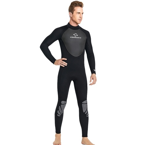 

3mm Men Neoprene Wetsuit Full Body Diving Suit for Snorkeling Scuba Surfing