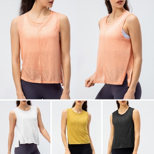

Women Sports Tank Tops Sleeveless Running T-shirt Vests for Workout Yoga