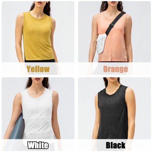 

Women Sports Tank Tops Sleeveless Running T-shirt Vests for Workout Yoga