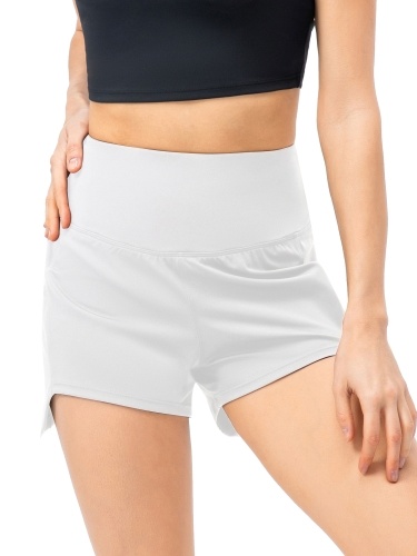 

Women Sports Shorts with Pockets High Waist Shorts for Running Tennis