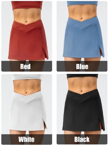 

Women Tennis Skirts with Pockets 2-in-1 Liner Shorts for Workout Golf Sportwear