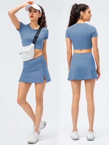 

Women Tennis Skirts with Pockets 2-in-1 Liner Shorts for Workout Golf Sportwear