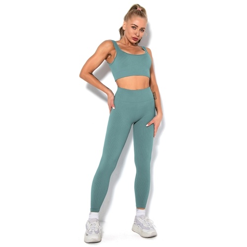

Women Yoga Suit Outfits Super Stretchy Tracksuit Sports Bra High Waist leggings Yoga Pants