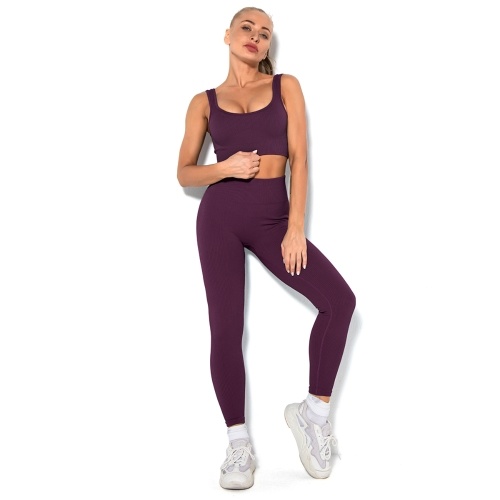 

Women Yoga Suit Outfits Super Stretchy Tracksuit Sports Bra High Waist leggings Yoga Pants