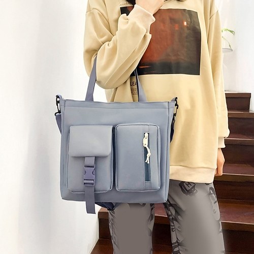 

4 Pcs Canvas Backpack Combo Set Casual School Bag Laptop Backpacks