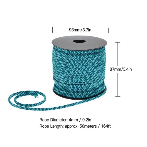 50meters Paracord Rope 440lb 7-strand Paracord Cord 