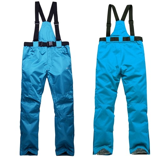 

Winter Warm Snow Pants Cold Weather Waterproof Skiing Pants Trousers with Removable Suspenders for Men Women Skiing Snowboarding Shoveling