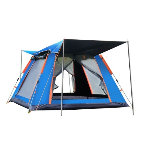 Outdoor 2/4 Person Automatic Quick-opening Tent, Travel Camping Tent, Rainproof Sunshine-proof Tent Fishing Hiking Sunshine Shelter