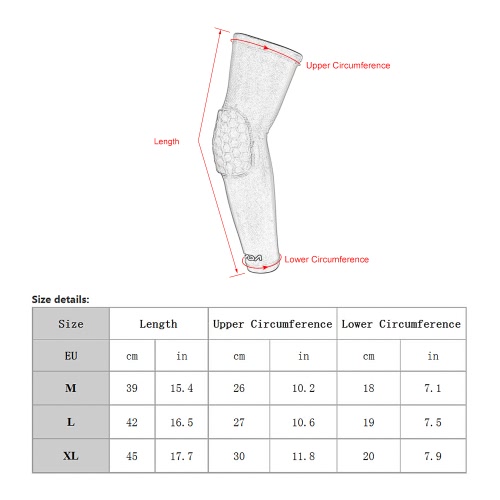 

Lixada Баскетбол Pad Protector рычаг локтя рукава Elbow Brace Эластичная с хорошей проницаемостью