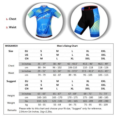 

Unisex Breathable Comfortable Short Sleeve Padded Shorts Cycling Clothing Set Riding Sportswear
