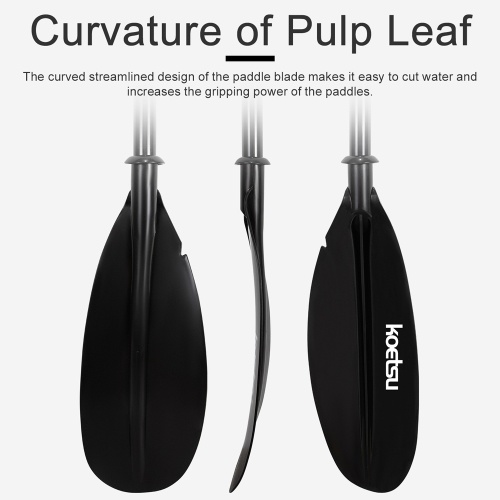KOETSU Aluminum Alloy Boat Rafting Paddle Inflatable Boat Fishing Boat Thickened Hand Paddle Detachable Rubber Boat Oars Boating Accessories 