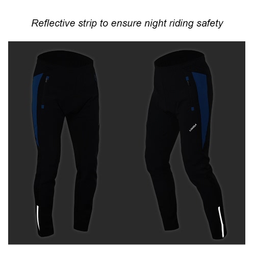 

Lixada Men's Outdoor Cycling Pants Winter Thermal Breathable Comfortable Trousers with Padded Cushion Riding Sportswear