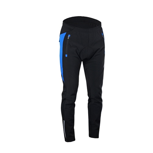 

Lixada Men's Outdoor Cycling Pants Winter Thermal Breathable Comfortable Trousers with Padded Cushion Riding Sportswear
