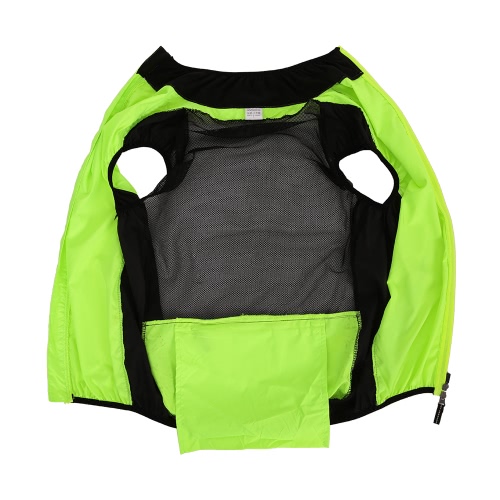 ROCKBROS Men Sleeveless Cycling Vest Breathable Bicicletta Giacca Jersey Cappotto Cycle Bicicletta Abbigliamento Sportivo Top