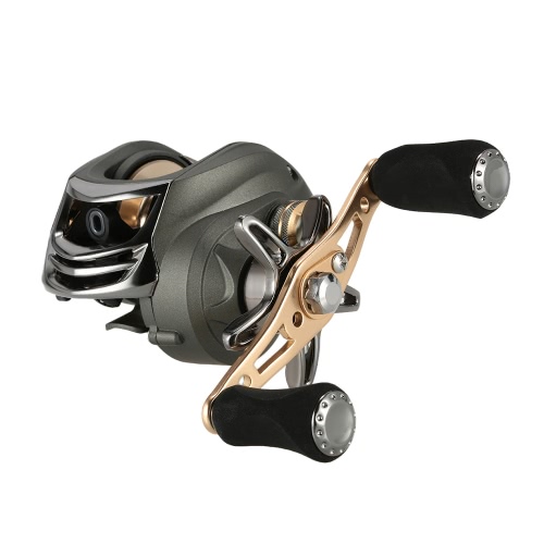 

14 + 1BB шариковые подшипники Bait Casting Reel 6.3: 1 Левая / правая рука Baitcasting Fishing Reel Магнитная тормозная система