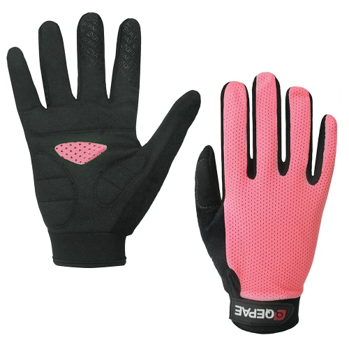 QEPAE Gants à doigts complets Sports Gants de vélo à l'épreuve respiratoire Absorbe de chocs Résistant à l'usure