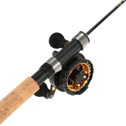 

​Super Smooth Sensitive 6+1 Ball Bearing 3.6:1 Gear Ratio Raft Fishing Reel Fly Reel Wheel Right/Left Hand Ice Fishing Reel Star Drag Fishing Tackles with Storage Pouch