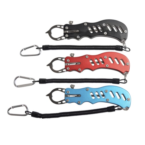 Lixada Fish Control Stainless Steel Control Fish Device Aluminum Fishing Lip Grips Fish Gripper Tools