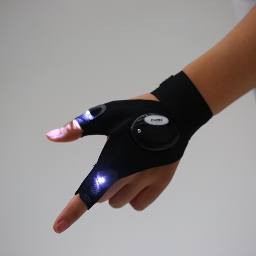 LED-Licht fingerlose Beleuchtung Handschuh