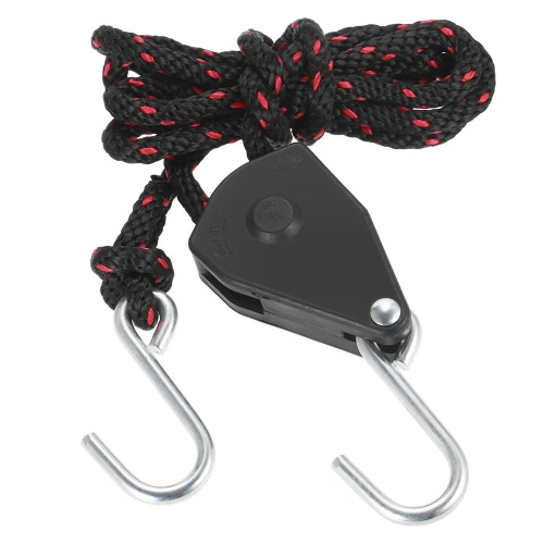 Kajak Kanu Boot Riemenscheibe Seil Lock Bogen Heck Tie Tie Strap Verstellbare Seil Kleiderbügel mit Haken 3,0m