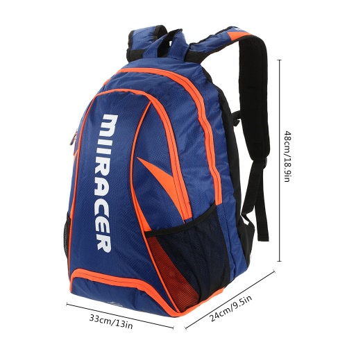 

Badminton Racket Backpack Tennis Racquet Backpack Holder Shoulder Bag with Independent Shoe Bag Outdoor Sports Bag