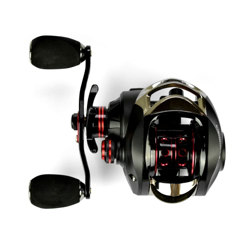 17 + 1 cuscinetti a sfere Baitcasting Reel di pesca