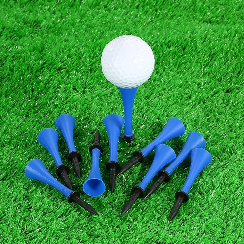 Tee da golf professionale da 10 pezzi Tee Step Up Tee Plastic Golf Horn Tee Evolution Tees Accessori per attrezzi sportivi da golf