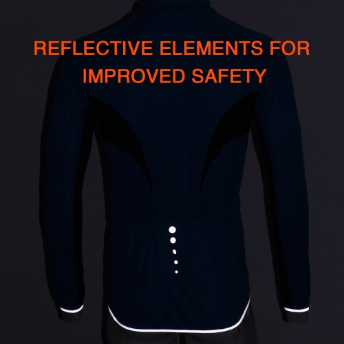 

Arsuxeo Outdoor Sports Cycling Jersey Bike Bicycle Full Zip Long Sleeve Shirt MTB Bike Riding Clothing Jersey