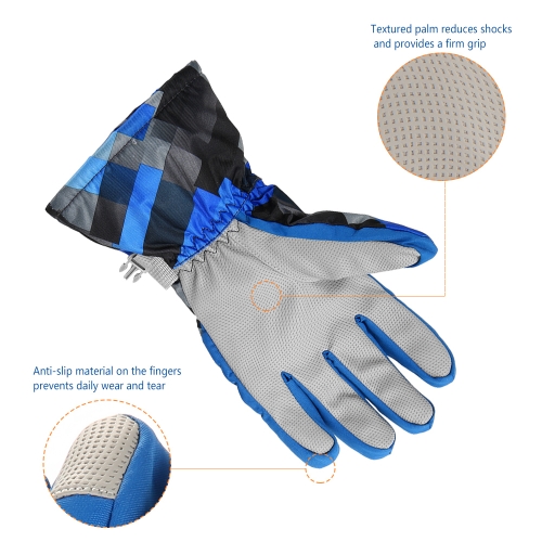 Outdoor Winter Warm Ski Gloves Windproof Thermal Warm Gloves Cycling Snowboard Snow Gloves for Men Women