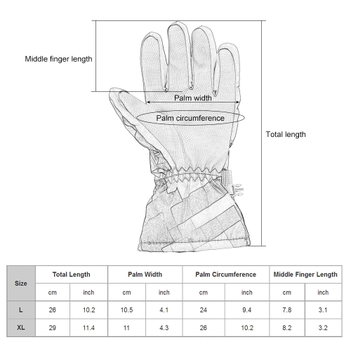 

Outdoor Winter Warm Ski Gloves Windproof Thermal Warm Gloves Cycling Snowboard Snow Gloves for Men Women