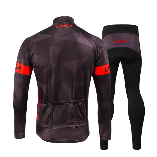 

Lixada Men's Winter Thermal Fleece Cycling Clothing Set