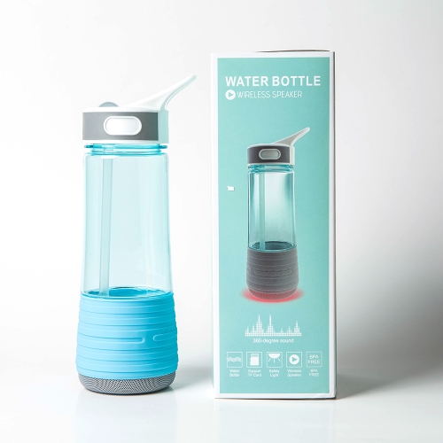 

450ML Creative 2-in-1 BT Water Bottle Speaker Wireless Rechargeable Speaker Bottle Outdoor Sports Camping Hiking Cycling Riding Fishing Bottle