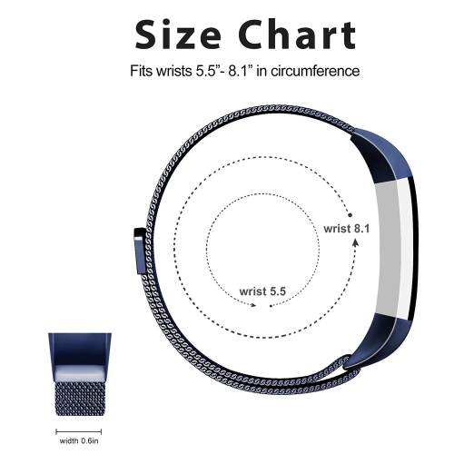 

Adjustable Stainless Steel Metal Band Unique Design Accessories for Fitbit Alta HR Bracelet
