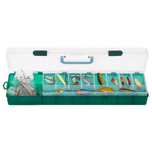 

Lixada 2 Layer Visible Clear Tackle Box Рыбалка Приманка Приманка Крючки Рыбалка Аксессуары Коробка для хранения Box Case Container