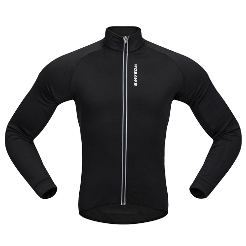 

WOSAWE Men's Cycling Jacket Windproof Warm Fleece Winter MTB Bike Bicycle Riding Jersey Outdoor Sport Coat