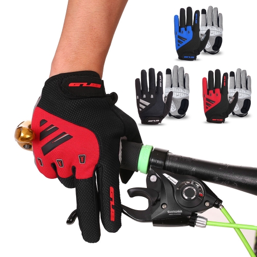 

Unisex Gel Padded Touch Screen Full Finger Велосипедные перчатки MTB Road Bike Велосипед Верховая езда Спортивные перчатки