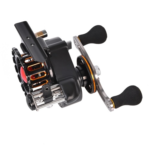 

4+1 Ball Bearings 3.5:1 Gear Ratio Raft Fishing Reel Right / Left Hand Fly Fishing Reel Ice Reel