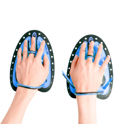 

1 Pair Swimming Paddles Hand Professional Beginner Training Paddle Aquatic Gloves with Adjustable Strap Diving Hand Wedded Fitness Equipment for Adult and Kids