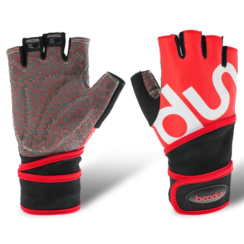 Boodun Multi-función medio dedo Fitness Guantes