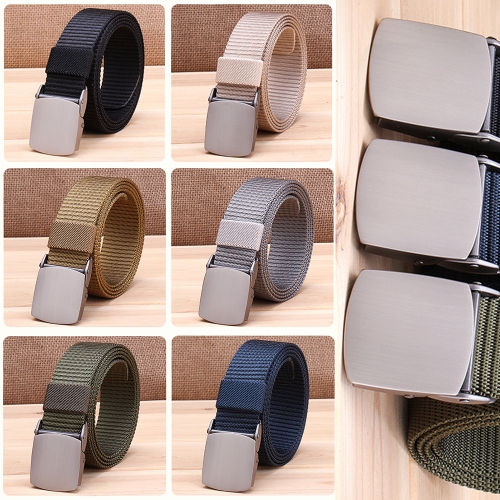 

Lixada Unisex Outdoor Nylon Casual Belt Heavy Duty Waist Belt Adjustable with Buckle Hunting Accessories