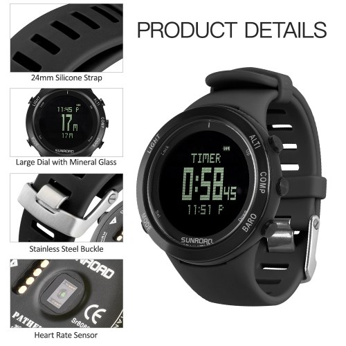 

FR922B Heart Rate Monitor Sport Watch 50M Water Resistant
