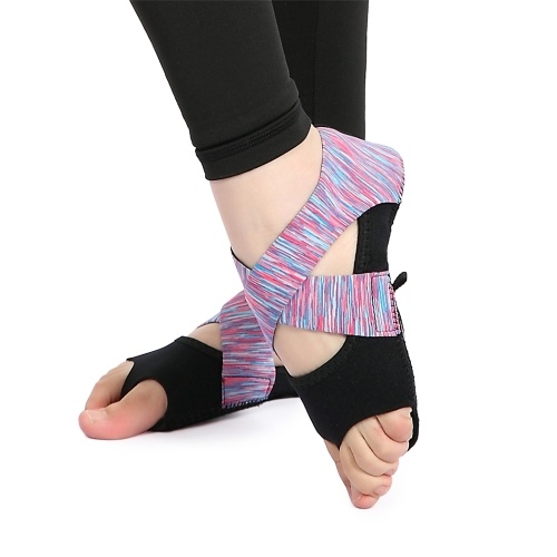 

Yoga Sock Women Half Toe Grip Non-slip for Yoga Pilates Training Shoes