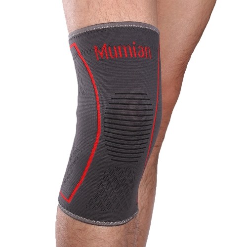 

Mumian Knee Compression Brace Sleeve Wrap Protector Pads Knee Pads with Anti-Skid Silicone Support for Running Jogging Sports Fitness
