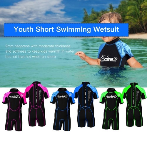 

Детские подводные костюмы 2MM Neoprene Wetsuit Boys Girls Zipper Гребля на байдарках и каноэ Плавание Подводное плавание Каякинг Купальники